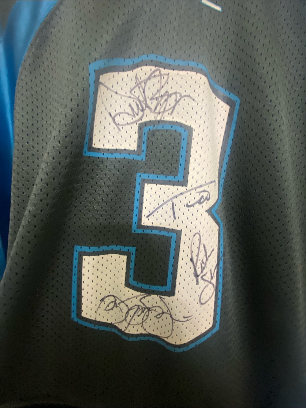 Bon Jovi signed Black Jersey with Bright Blue Accents